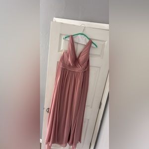 Azazie Kora dress in Dusty Rose